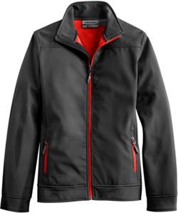 BLACK/RED ZIPPER