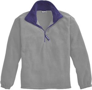 HEATHER GREY/NAVY TRIM