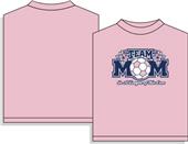 Team Mom pink soccer tshirt