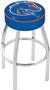 Holland Boise State University Chrome Bar Stool