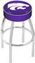 Holland Kansas State University Chrome Bar Stool