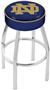 Holland Notre Dame ND Chrome Bar Stool