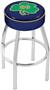 Holland Notre Dame Shamrock Chrome Bar Stool