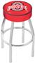Holland Ohio State University Chrome Bar Stool
