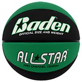 Baden All-Star Deluxe Skived Rubber Basketballs Baden All-Star Deluxe Skived Rubber Basketballs