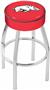Holland University of Arkansas Chrome Bar Stool