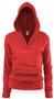 Soffe Girl's Rugby Deep V Hoodies