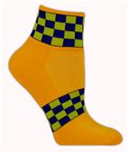 Red Lion Checkerboard High Tech 1/4 Crew Socks