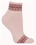 Red Lion Lace Band High Tech 1/4 Crew Socks