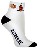 Red Lion Clown Fish High Tech 1/4 Crew Socks Red Lion Clown Fish High Tech 1/4 Crew Socks
