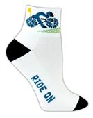 Red Lion Cyclist-Ride On High Tech 1/4 Crew Socks Red Lion Cyclist-Ride On High Tech 1/4 Crew Socks