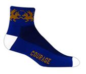 Red Lion Dragon-Courage High 1/4 Crew Socks
