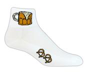 Red Lion Beer & Pretzels High Tech 1/4 Crew Socks
