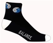 Red Lion Yin Yang High Tech 1/4 Crew Socks