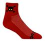 Red Lion Skull N' Bones High Tech 1/4 Crew Socks