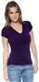 In Your Face Apparel Jr V-Neck Cap Sleeve Shirts