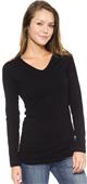 In Your Face Apparel Jr V-Neck Long Sleeve Shirts
