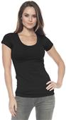 In Your Face Apparel Misses Reverse Scoop Shirts