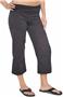 Juniors Drawstring Capri Fold Over Yoga Pant