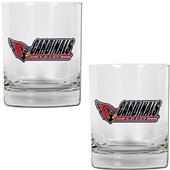 NFL Arizona Cardinals 14oz 2 piece Rocks Glass Set