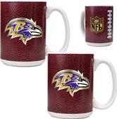 NFL Baltimore Ravens Gameball Mug (Set of 2)