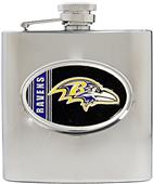 NFL Baltimore Ravens 6oz Stainless Steel Flask