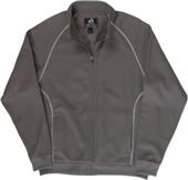 J America Polyester Mesh Full Zip Track Jacket