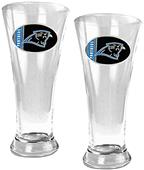 NFL Carolina Panthers 2 Piece Pilsner Glass Set
