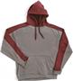 J America Polyester Fleece Sport Hooded Sweatshirt