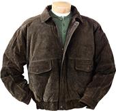 Burk's Bay Suede Leather Bomber Jacket