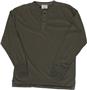 J America Vintage Jersey Henley Long Sleeve Shirts
