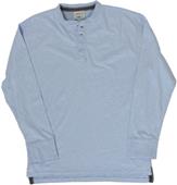 J America Vintage Jersey Henley Long Sleeve Shirts
