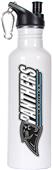 NFL Carolina Panthers White Stainless Water Bottle