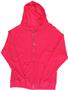 J America Womens Vanity Slub Full Zip Hoodie