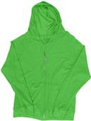 J America Womens Vanity Slub Full Zip Hoodie