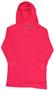 J America Womens Vanity 3/4 Sleeve Hooded Tee 