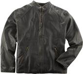 Burk's Bay Men's Retro Leather Jacket Burk's Bay Men's Retro Leather Jacket