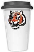 NFL Cincinnati Bengals Ceramic Cup with Black Lid