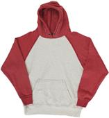 J America Vintage Heather Hooded Sweatshirts
