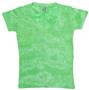 J America Womens Vanity Tie Dye Deep V Veck Tee