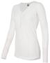 J America Womens Vanity Thermal Henley