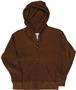 J America Womens Allison Jumbo Thermal Zip Hoodie
