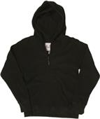 J America Womens Allison Jumbo Thermal Zip Hoodie