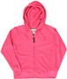 J America Womens Allison Jumbo Thermal Zip Hoodie