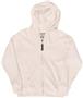 J America Womens Allison Jumbo Thermal Zip Hoodie
