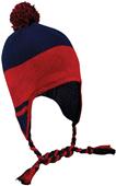 OC Sports Cotton/Acrylic Knit Beanie with Earflaps