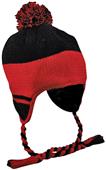 OC Sports Cotton/Acrylic Knit Beanie with Earflaps