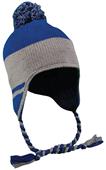 OC Sports Cotton/Acrylic Knit Beanie with Earflaps