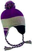 OC Sports Cotton/Acrylic Knit Beanie with Earflaps