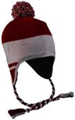 OC Sports Cotton/Acrylic Knit Beanie with Earflaps